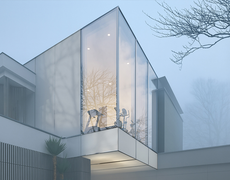 AvanGarda House – nowoczesna willa we Wrocławiu z narożnym przeszkleniem i minimalistyczną elewacją